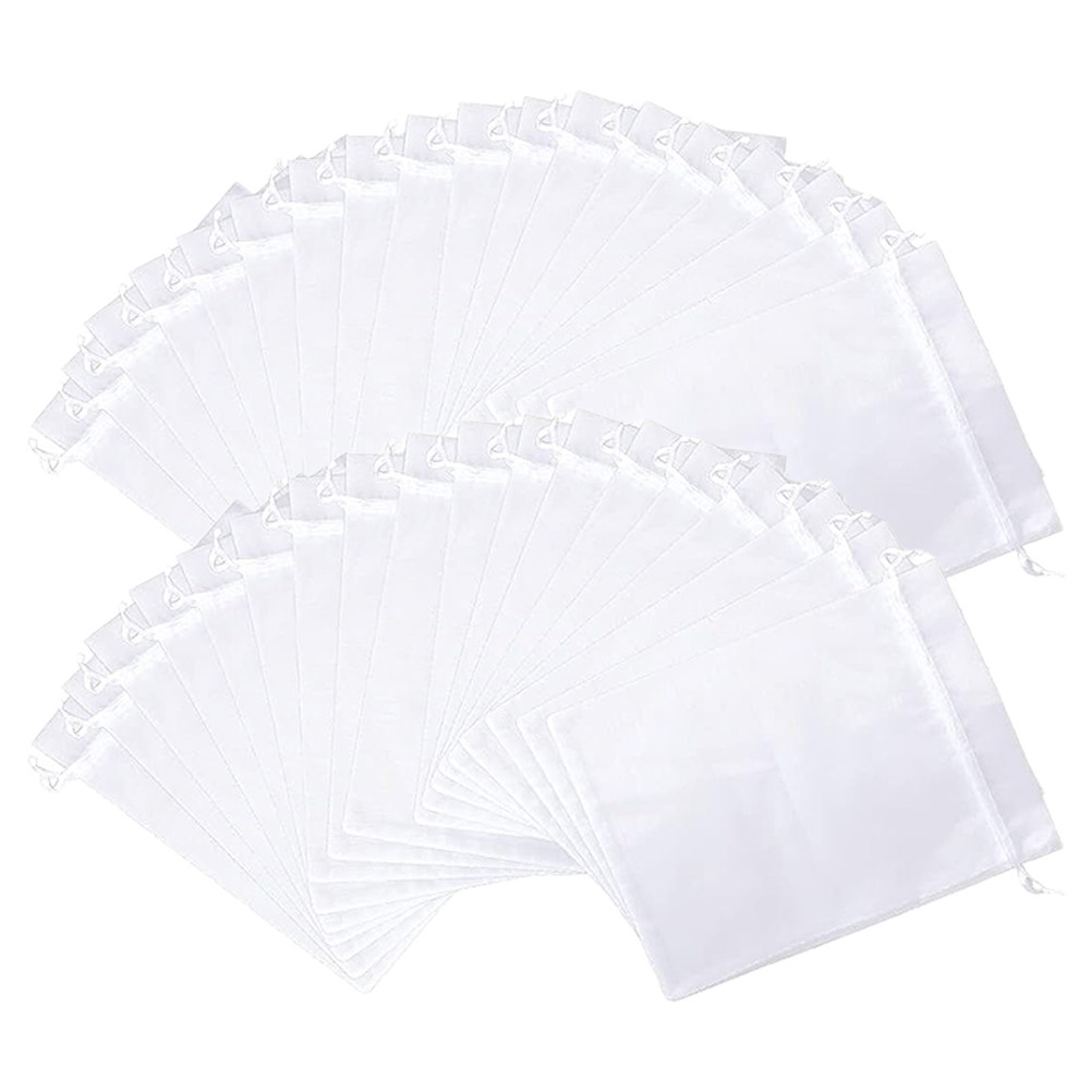 50 قطعة من أكياس حماية الفاكهة - مراجعة Mesh Net Bag وسعره