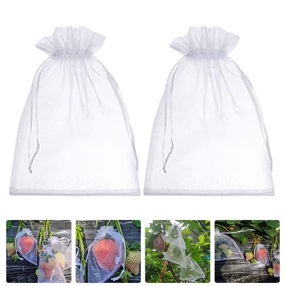 50 قطعة من أكياس حماية الفاكهة - مراجعة Mesh Net Bag وسعره