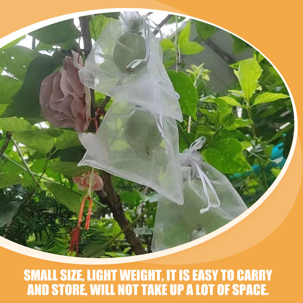50 قطعة من أكياس حماية الفاكهة - مراجعة Mesh Net Bag وسعره